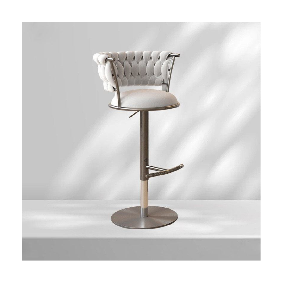 Woven Cloud Bar Stool